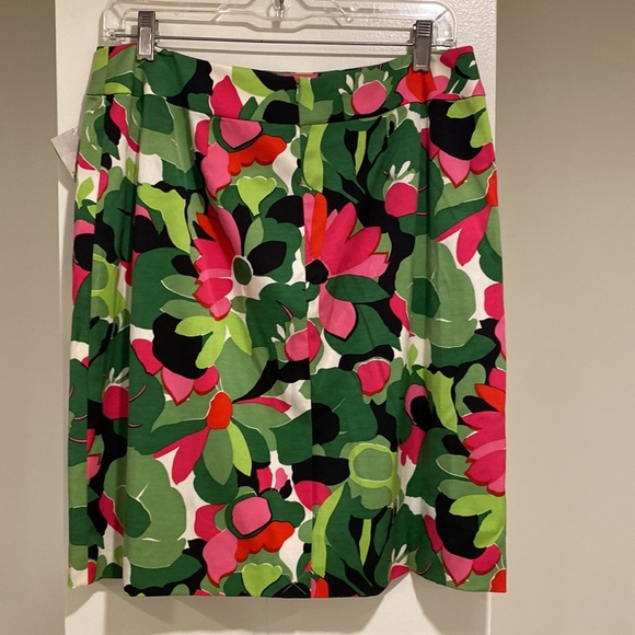 Talbots Petites NWT silk and cotton skirt. Size 12 - Picture 3 of 7